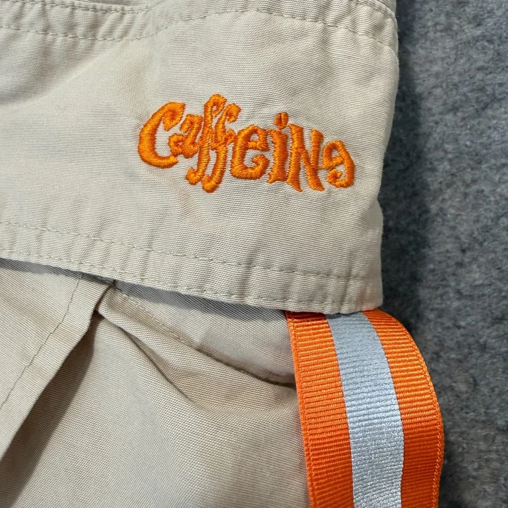 Vintage Caffeine Nylon Blend Cargo Pants Adult XS (29x30) Rave Skater Techno 90s
